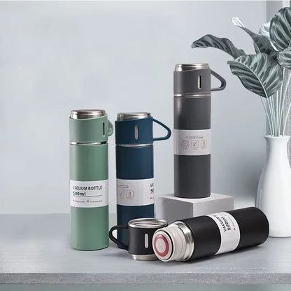 Premium Vacuum Flask Gift Set